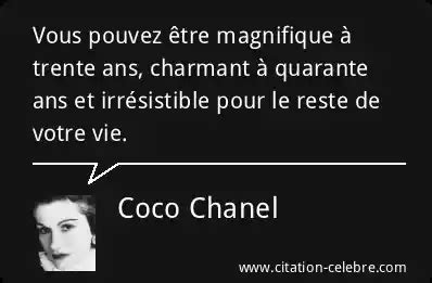 coco chanel vingt ans trente ans quarante ans